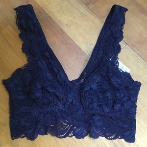 NWT!  Aerie navy bralette small